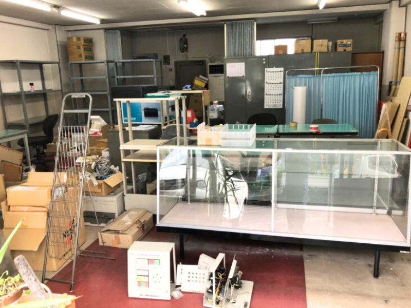 荷物山積み ビフォー