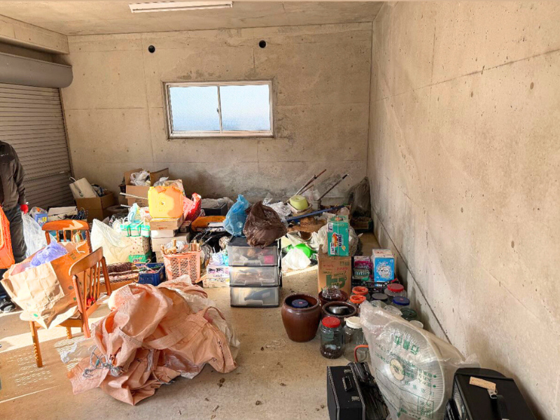 物置状態 ビフォー