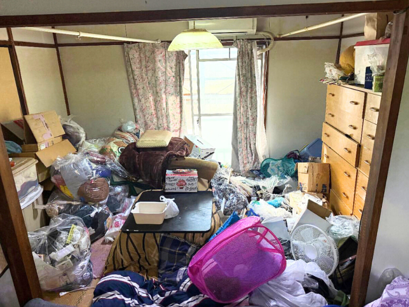 ゴミ屋敷 ビフォー